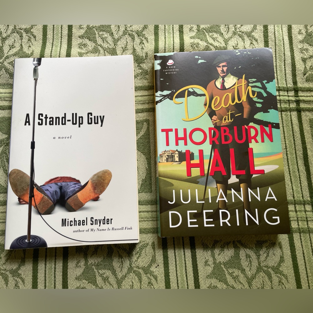 Bundle of 2 Paperbacks:  A Stand-Up Guy & Death at Thorburn Hall